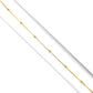 925 Sterling Silver Bead Chain Anklet For Women