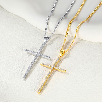 Simple Cross Necklace in Different Color
