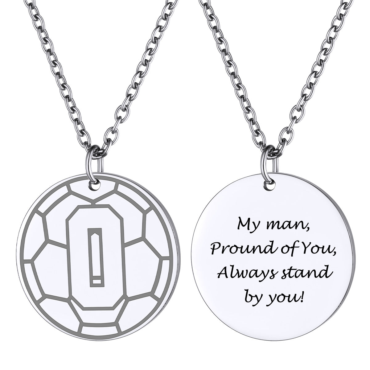 Soccer Necklaces Jersey Number Necklace