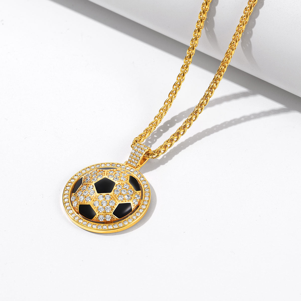 Spinning Soccer Necklaces Sport Necklaces