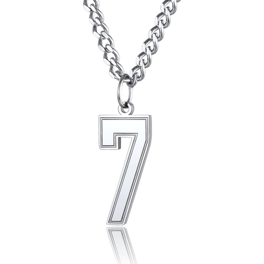  Sport Jersey Number Necklace for Men
