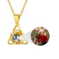 Sterling Silver Celtic Knot Custom Photo Projective Necklace Gold