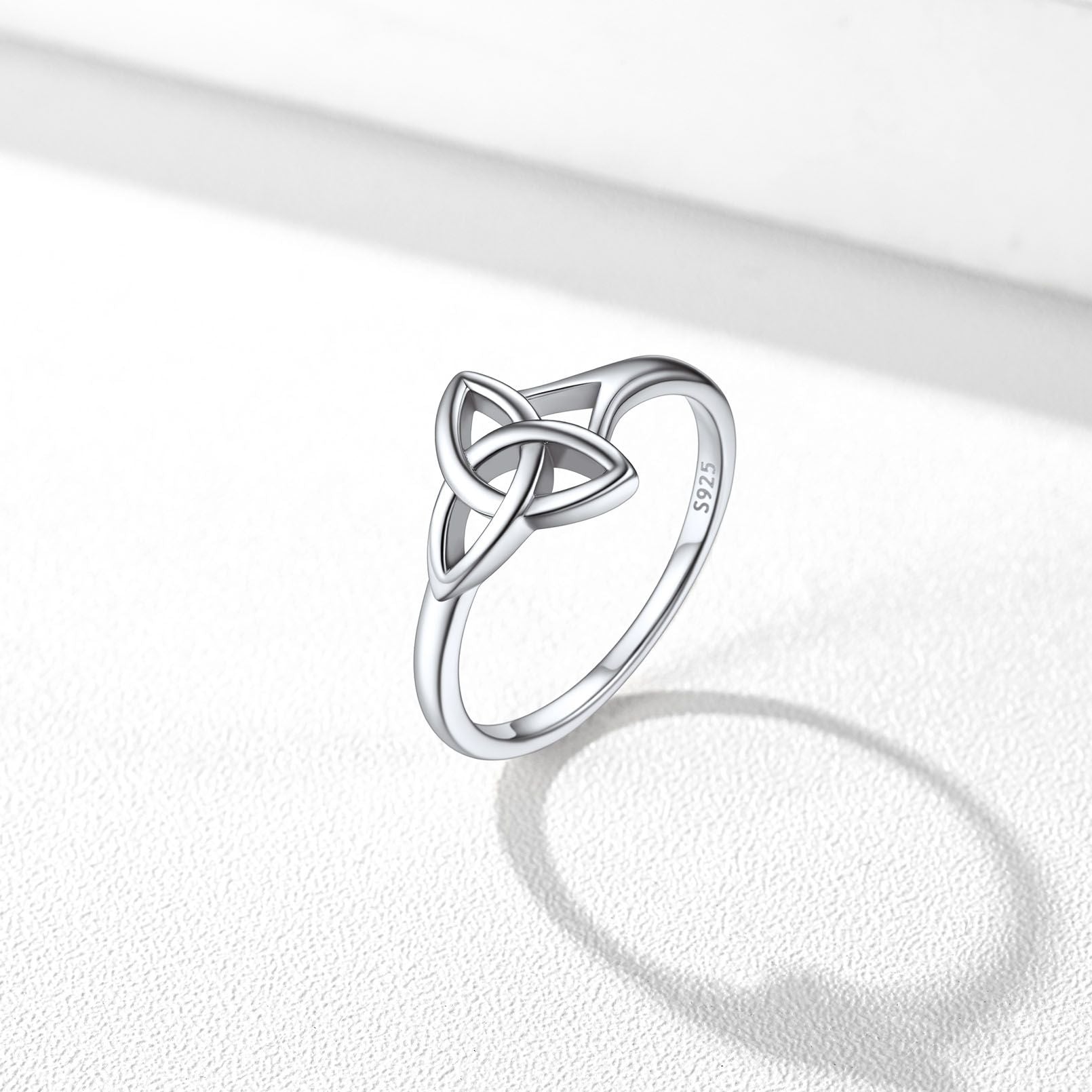 Sterling Silver Celtic Knot Promise Ring 