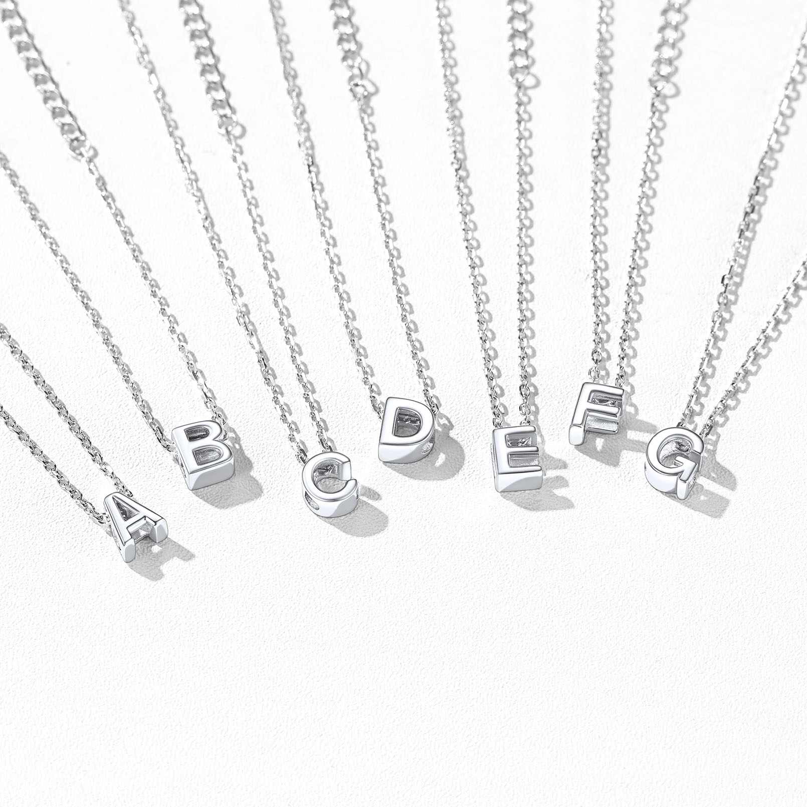 Sterling Silver Initial Bracelet with different initial