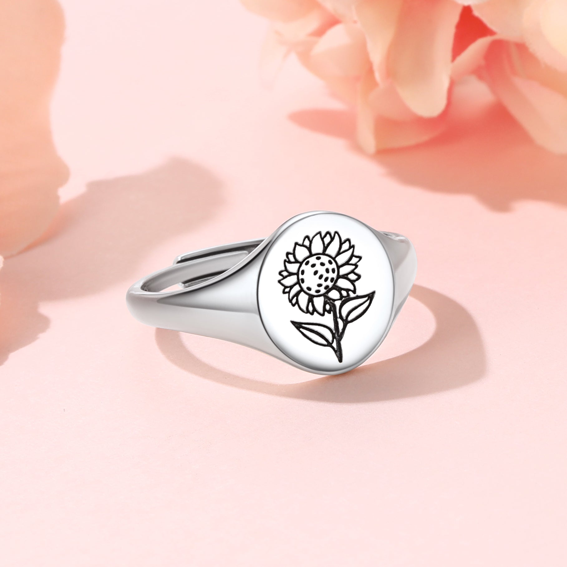 Sun flower ring