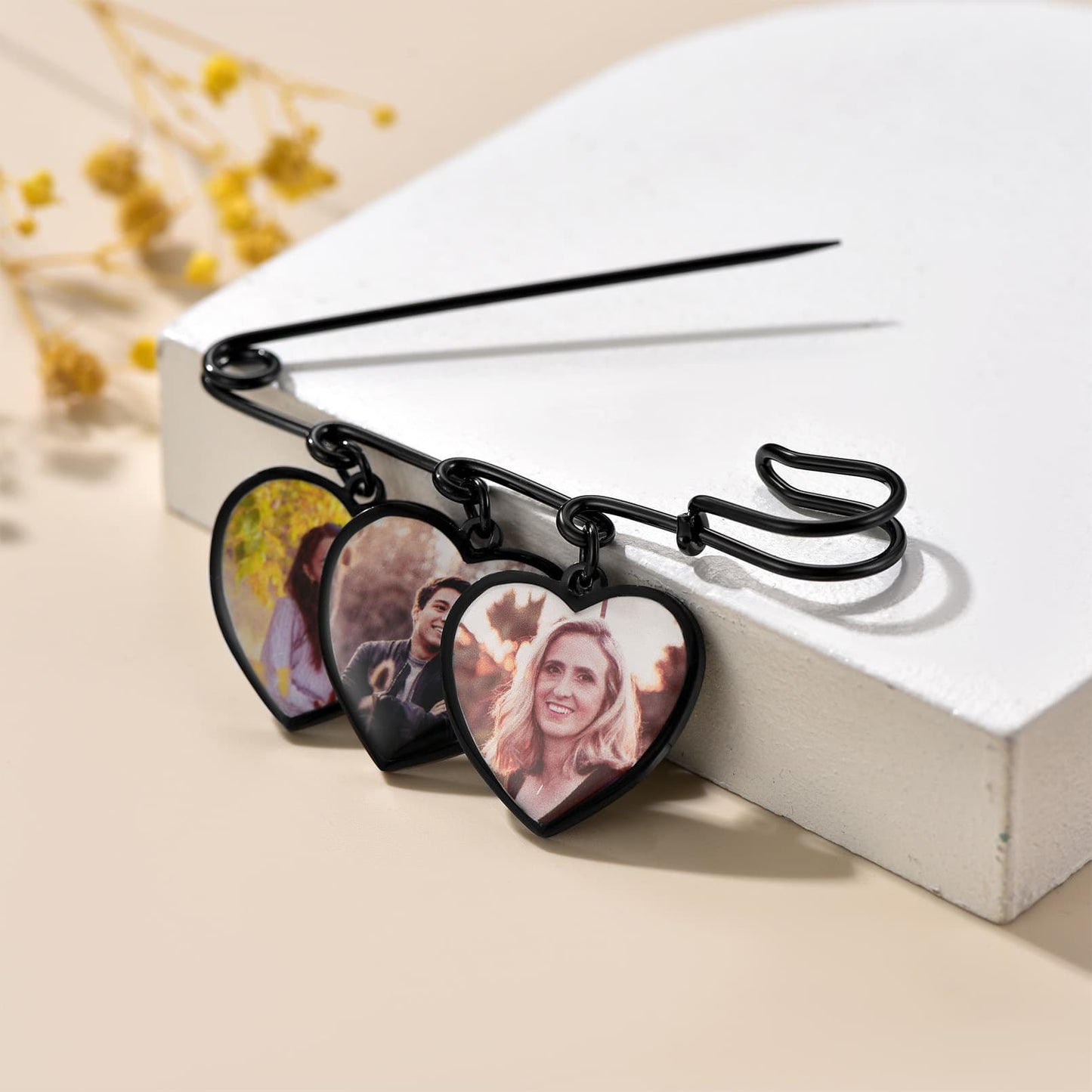 Personalized Picture Brooch Pins