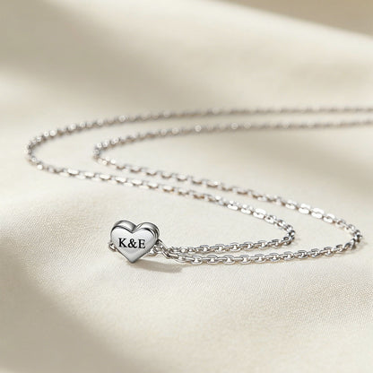 Tiny Heart Bracelet in 925 Sterling Silver