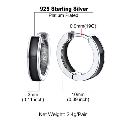 Tiny Huggie Hoop Earrings Dimension, Durable