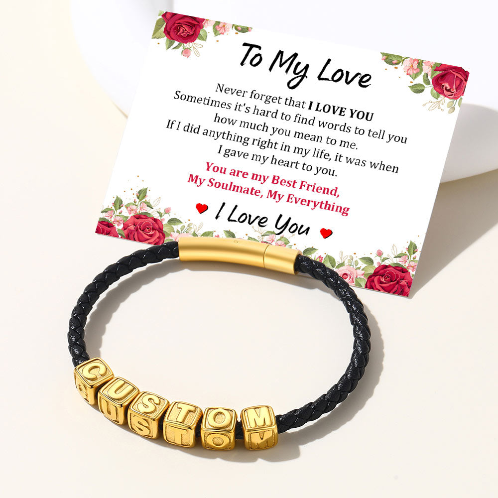 To my love bracelet