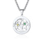 Tree of life birthstone necklace
