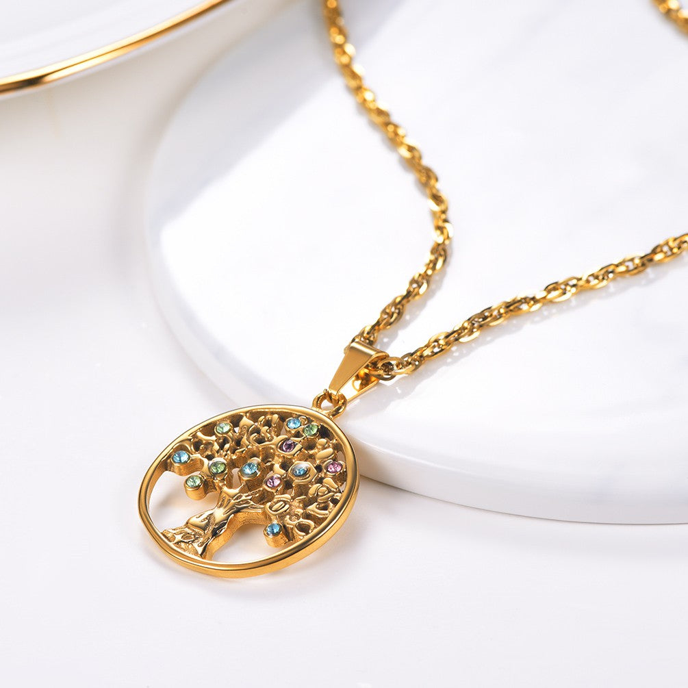 Tree of Life Necklace in Gold Plated