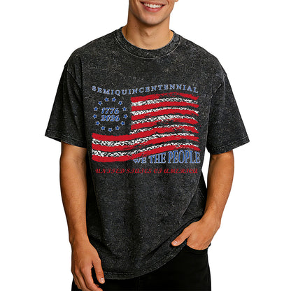 USA 250 Years American Flag 4th of July T-Shirt