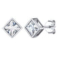 ⚡Flash Sale Sterling Silver Princess Cut CZ Stud Earrings