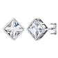 ⚡Flash Sale Sterling Silver Princess Cut CZ Stud Earrings