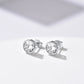 ⚡Flash Sale 925 Sterling Silver Cubic Zirconia Stud Earrings