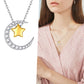 ⚡Flash Sale 925 Sterling Silver Moon Star Necklace