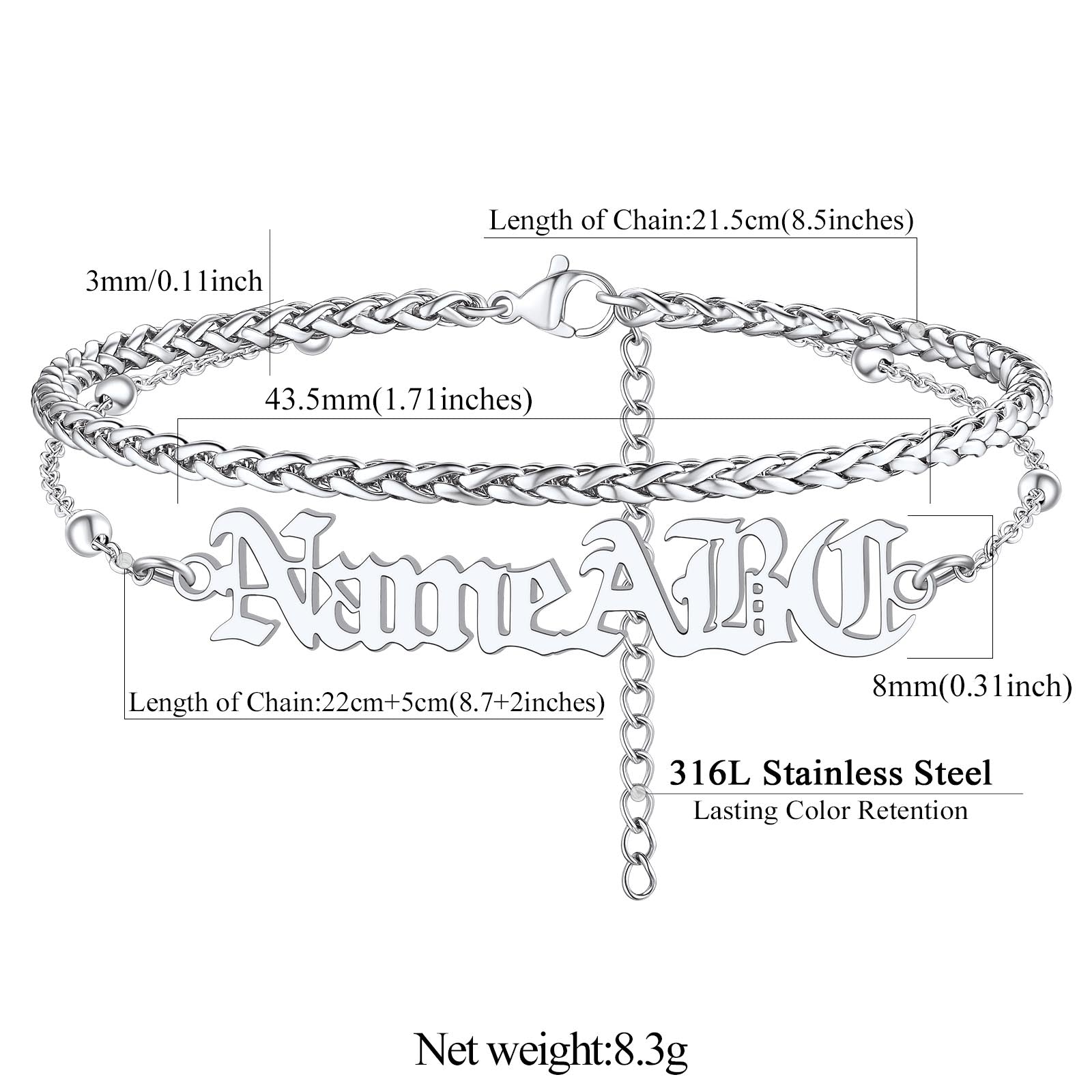 Wheat Chain Anklet
