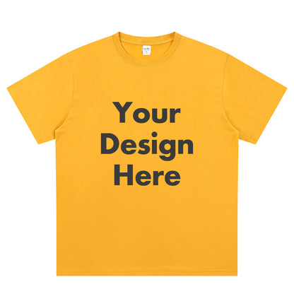 Yellow Text T-Shirts for Women Men