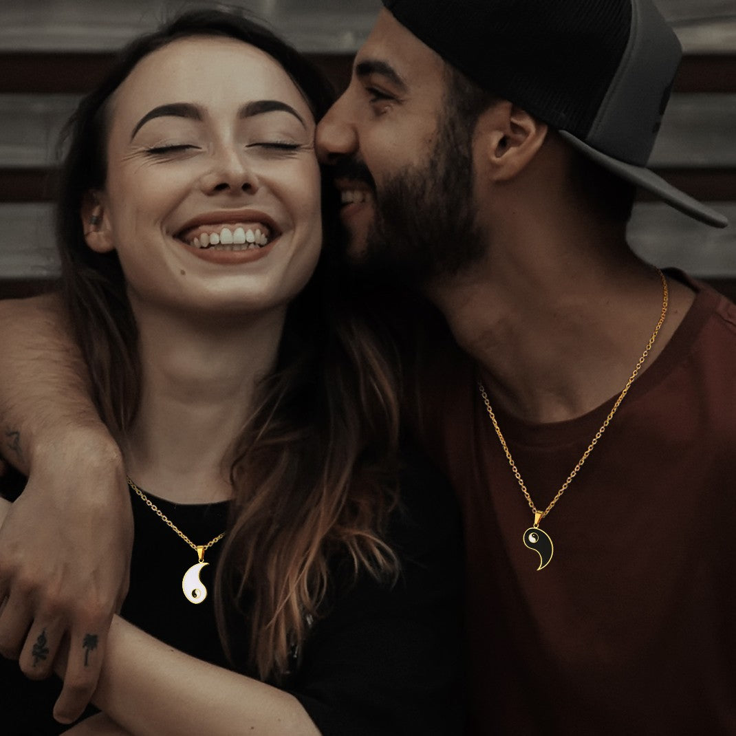 Yin yang Necklaces for Couple