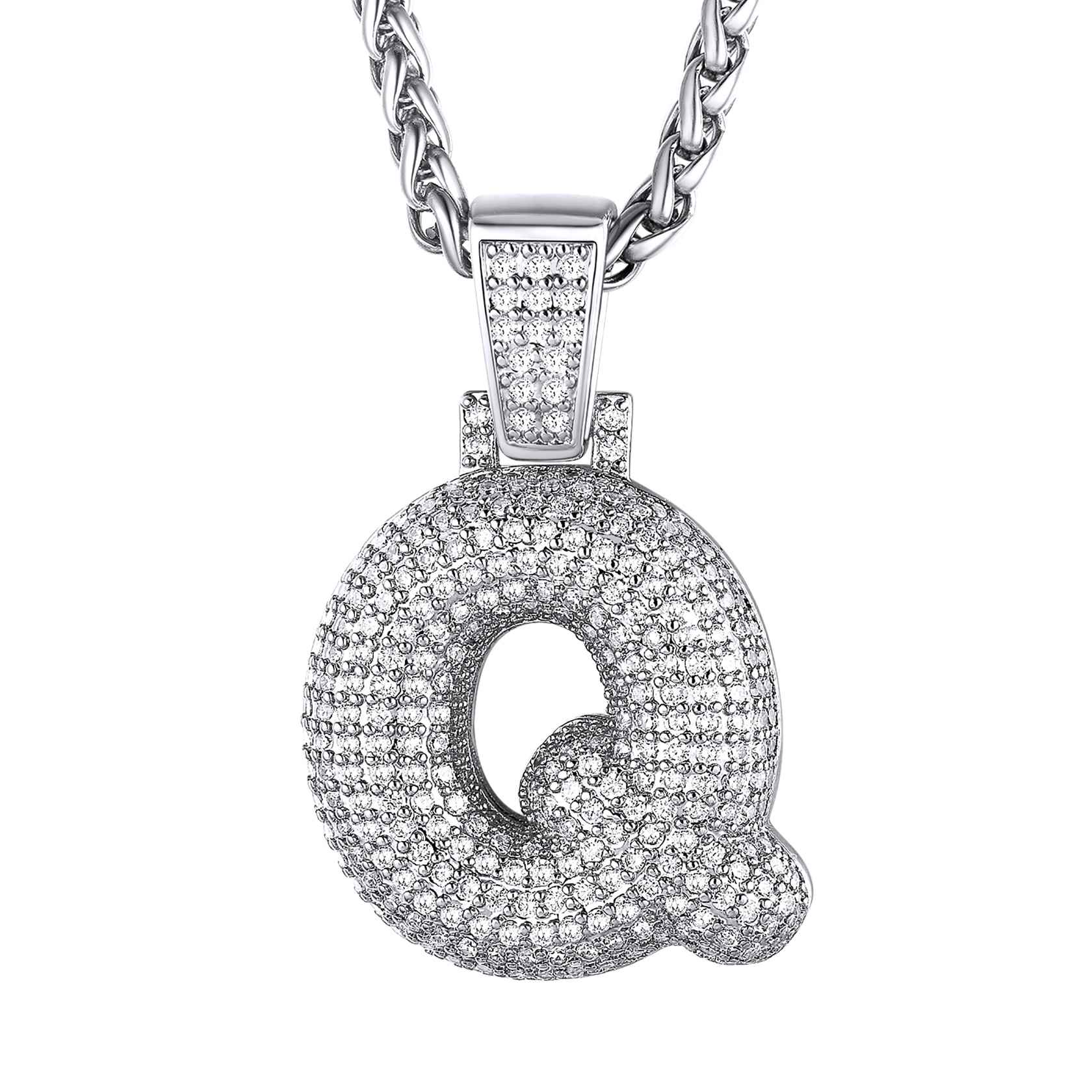 initial necklace Q