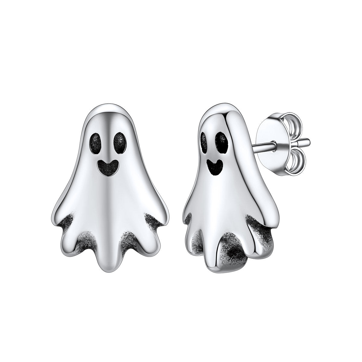 Halloween Ghost Stud Earrings for Women Men