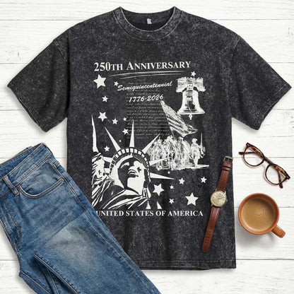 t-shirt with '250th Anniversary' 