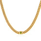 Gold Chain Birthstone Cuban Chain Necklace For Women