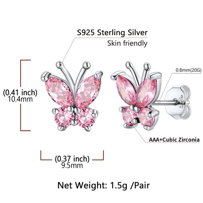 Birthstone stud earring