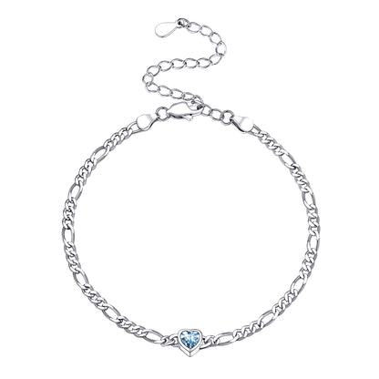 March Birthstone Braceletv