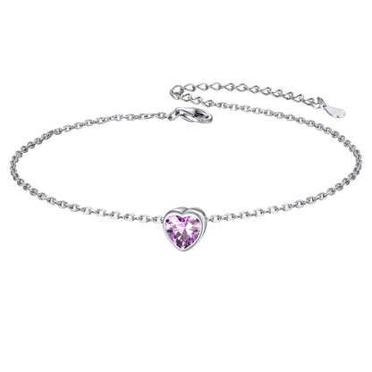 June Birthstone Anklet