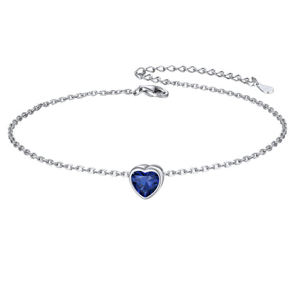 September Birthstone Anklet