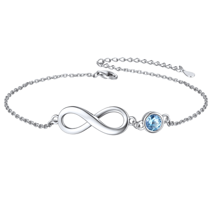  March Birthstone Anklet