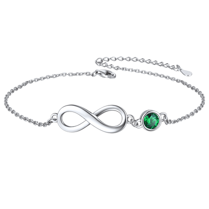  May Birthstone Anklet