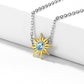 Sterling Silver Sun Birthstone Chain Anklet