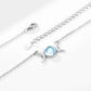 Sterling Silver Triple Moon Moonstone Necklace