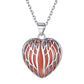 Sterling Silver Angel Wings Heart Healing Crystal Necklace