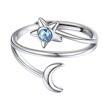 March Birthstone Ring